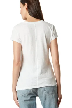 VELVET Odelia Cotton Scoop Neck Tee^ Tops