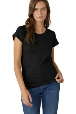VELVET Odelia Cotton Scoop Neck Tee^ Tops