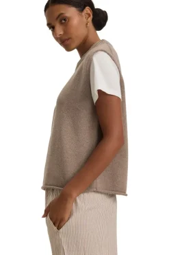 VELVET Paola Cotton Cashmere Sweater in^ Sweaters