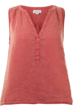 VELVET Tacy Linen Sleeveless Top^ Tops