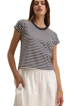VELVET Tash Short Sleeve Crewneck Tee in^ Tops