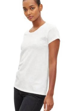 VELVET Tilly Cotton Slub Short Sleeve Crewneck T-shirt^ Tops