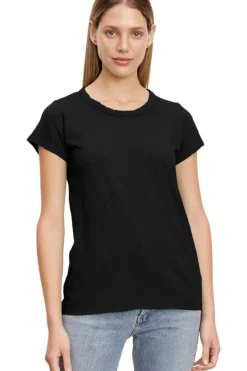 VELVET Tilly Cotton Slub Short Sleeve Crewneck T-shirt^ Tops