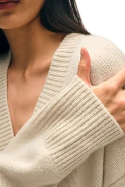 WHITE & WARREN Cashmere Luxe Pocket Cardigan in^ Sweaters