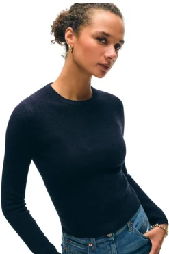 WHITE & WARREN Cashmere Slim Crewneck^ Sweaters